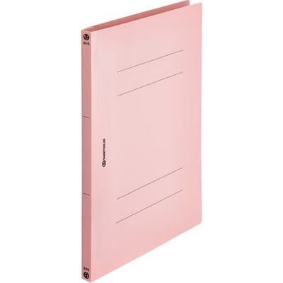ジョインテックス PPフラットファイルA4S 桃10冊 D023J-PK　5パック（直送品）