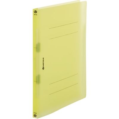 ジョインテックス PPフラットFクリア A4S黄10冊 D024J-CYL 1セット(5パック)（直送品）