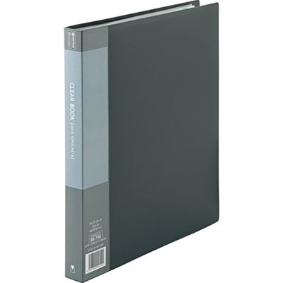ジョインテックス クリアーブック40P A4S灰10冊 D048J-10GY 1箱（直送品）