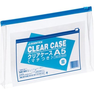 ジョインテックス クリアケース横型マチ付 A5×1枚 D086J-A5　30枚（直送品）