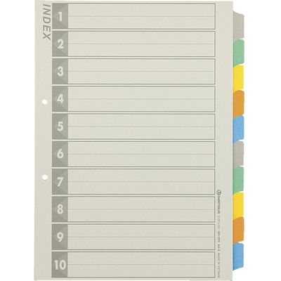 ジョインテックス 再生インデックス 5色10山50組D137J-10Y10　1箱（直送品）