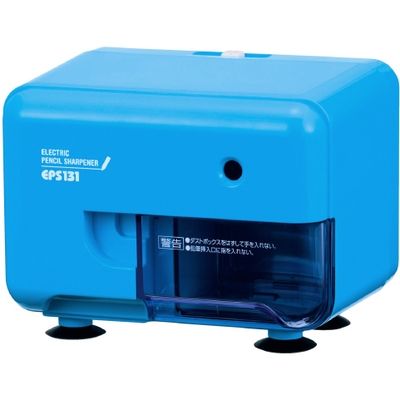 アスカ 電動シャープナー 芯先調整付き ブルー 3台 EPS131B 1箱（直送品）