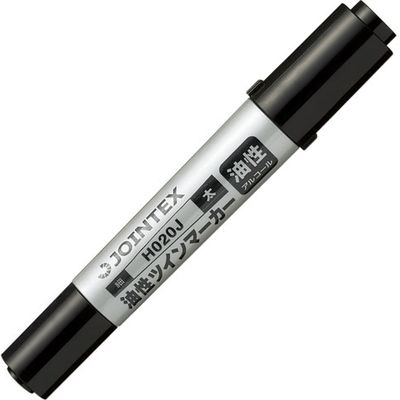 ジョインテックス 油性ツインマーカー太 黒1本 H020J-BK 1セット(30本)（直送品）