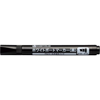 ジョインテックス WBマーカー 黒 平芯 10本 H042J-BK-10 1セット(20箱)（直送品）