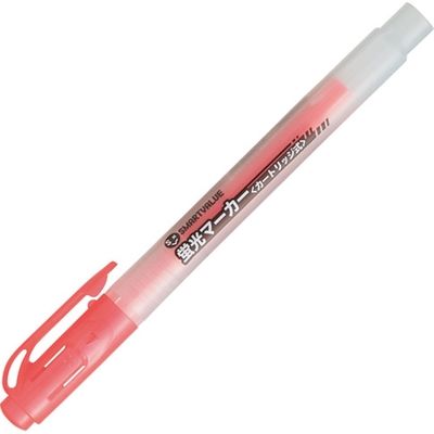 ジョインテックス 蛍光マーカー詰替式シングル桃 H040J-10PK　10箱（直送品）