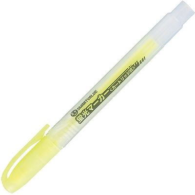 ジョインテックス 蛍光マーカー詰替式シングル黄 H040J-10YL 1セット(10箱)（直送品）