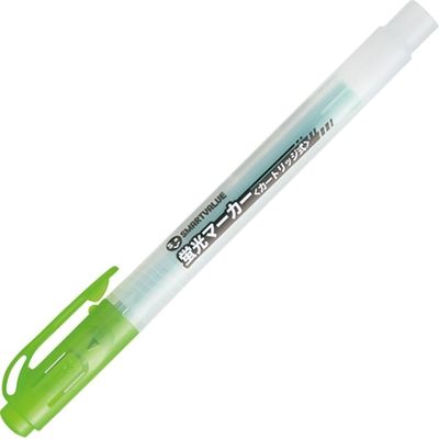ジョインテックス 蛍光マーカー詰替式シングル緑 H040J-10GR 1セット(10箱)（直送品）