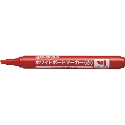 ジョインテックス WBマーカー 赤 平芯 10本 H042J-RD-10 1セット(20箱)（直送品）