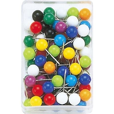 ミツヤ マップピン MPー6 10色込 約70個 1セット(10個)（直送品）