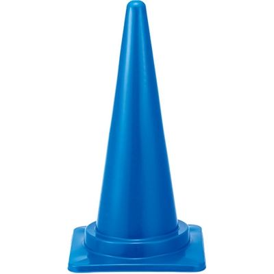 ジョインテックス 三角コーン 青 N163J-B 1セット(20本)（直送品）