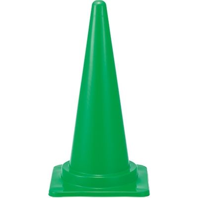 ジョインテックス 三角コーン 緑 N163J-G 1セット(20本)（直送品）