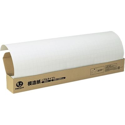 ジョインテックス 方眼模造紙プルタイプ50枚白 P152J-W6 1セット（直送品）