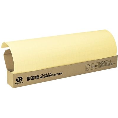 ジョインテックス 方眼模造紙プルタイプ50枚クリームP152J-Y6　1セット（直送品）