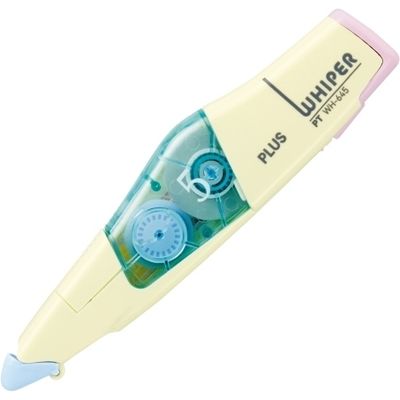 プラス 修正テープホワイパーPT 5mm 本体Pイエロー WH-645 1セット(20個)（直送品）