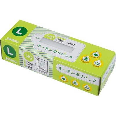 ジャパックス キッチンポリパックL SSB13 4521684864635 1セット(140枚×18点セット)（直送品）