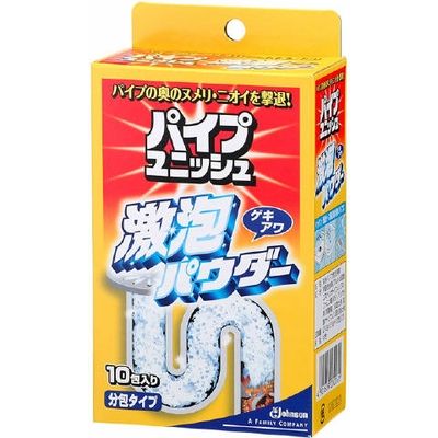 ジョンソン パイプユニッシュ激泡パウダー 4901609000261 1セット(10包×12点セット)（直送品）