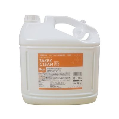 アズワン 薬用ハンドソープ SASA 4L×2缶 62-8613-10 1ケース(2缶)（直送品）