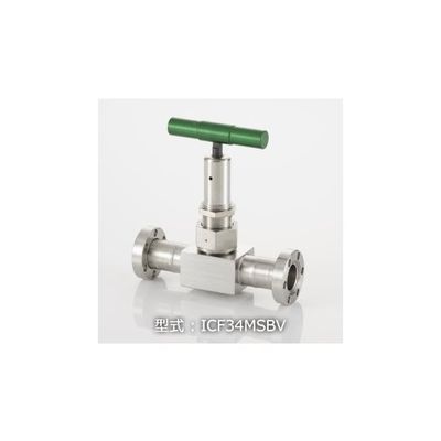 コスモ・テック ICF34 手動ストレート型ベローズバルブ ICF34MSBV 1個 63-1935-78（直送品）