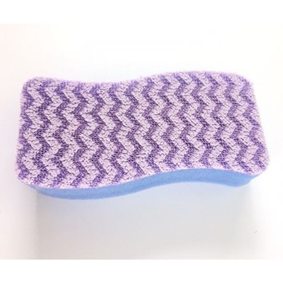 アイセン フッ素ガード洗浄スポンジ 大ブルー GP045 1ケース(10個) 63-6326-11（直送品）