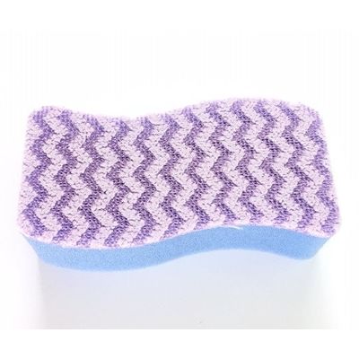 アイセン フッ素ガード洗浄スポンジ ブルー GP042 1ケース(10個) 63-6326-08（直送品）