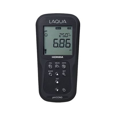 (ポータブル/ハンディpH・電気伝導率メータ本体のみ)フィールド型ポータブル水質計LAQUA D-210PC 1セット（直送品）