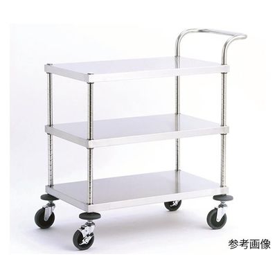 キャニオン ステンレスワゴン 3段 W22A-S4609 1台 63-7091-82（直送品）