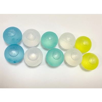 サンセール クリスタルアイスボール 10p 白・黄・緑・青セット sk-0022 1セット(10個) 63-7050-90（直送品）