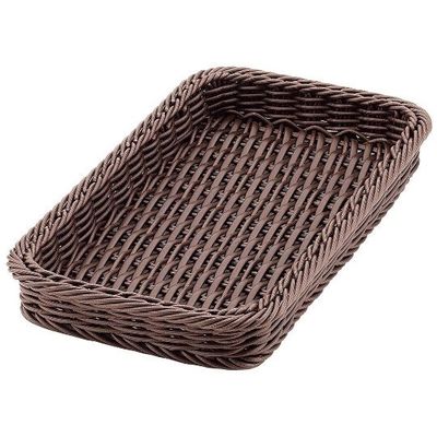 アズワン PPラタン ベーカリーバスケット 32型 ダークブラウン COー740ーDBR 63-7151-39 1個（直送品）