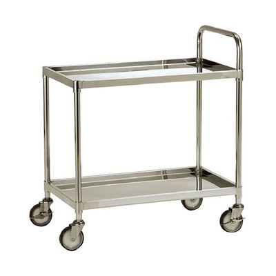 テックサス ステンレスワゴン 2段タイプ WG2-U7545E 1台 64-0786-31（直送品）