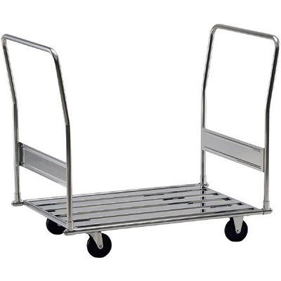 テックサス オールステンレスパイプスノコ台車 両ハンドル PL-W9060D 1台 64-0787-78（直送品）