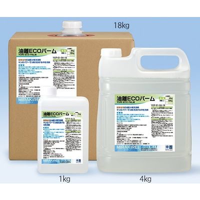M.I.T 中性洗浄剤 油離ECOパーム 18kg YEP-18 1缶 64-0980-75（直送品）