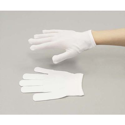 アズワン ナイロン手袋(シリコンフリー) 薄手タイプ 1双入 64-3726-60 1双（直送品）