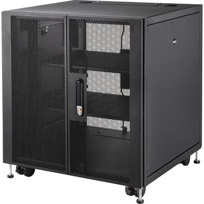 サンワサプライ 小型19インチマウントボックス(12U D600) CP-SVCBOX6BK 1台（直送品）