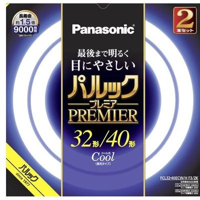 パナソニック FCL3240ECWHF32K パルック プレミア蛍光灯 丸形・スタータ形 32形＋40形 クール色 4549980590393（直送品）