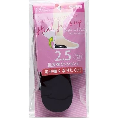コロンブス スタイルソリューション カカトフィット&アップ 女性用 2.5cm 4971671193260 1個×10点セット（直送品）