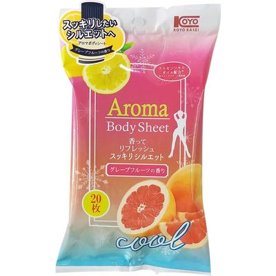 スッキリシルエットアロマボディシート 4972453417239 20枚×10点セット コーヨー化成（直送品）