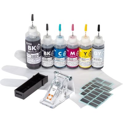 キヤノン（Canon）用 詰め替えインク INKーC331S6S BCIー330/331シリーズ対応 1パック（6色入）（直送品）