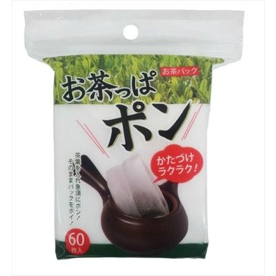 コットン・ラボ お茶っぱポン 60枚 4973202520057 1セット(60枚入)（直送品）