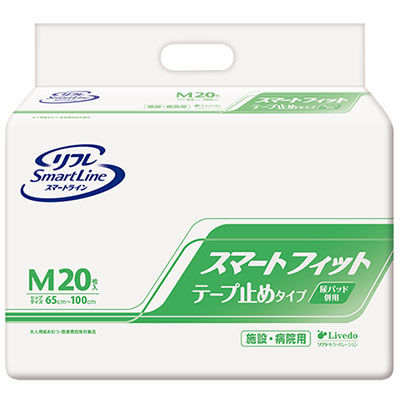 リブドゥコーポレーション スマートフィット テープ止めタイプ M 17899 20枚 107697 1梱(20枚入x6袋x6箱)（直送品）