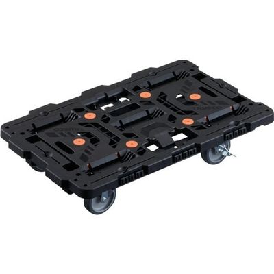 トラスコ中山 TRUSCO 連結式樹脂製平台車 ビートル 700X450 自在5輪 内2輪ストッパー付 BT700J5S2-E100 1台（直送品）