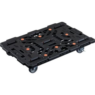 トラスコ中山 TRUSCO 連結式樹脂製平台車 ビートル 900X600 自在5輪 内2輪ストッパー付 BT900J5S2-E100 1台（直送品）