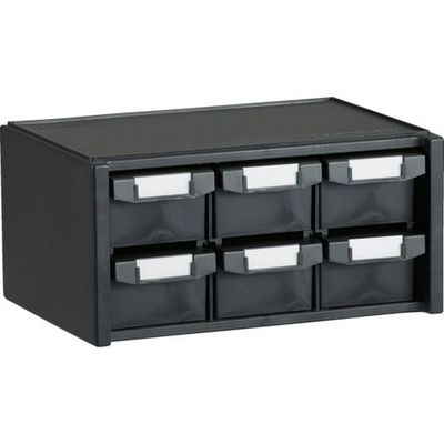 トラスコ中山 TRUSCO 導電性マスターBOX 342X241XH168 引出3列2段 DD-600N 1台 257-8110（直送品）