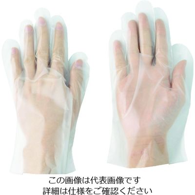 川西工業 川西 ポリエチレン手袋 内エンボス Lサイズ (100枚入) 2013-L 1セット(700枚:100枚×7箱) 366-4465（直送品）