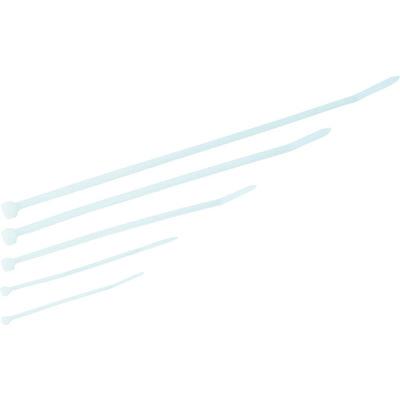 3M ナイロン結束バンド 屋内用 幅2.4X長さ80mm 100本入り NB-80MM 1セット(1500本:100本×15袋)（直送品）