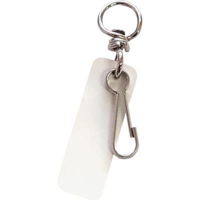 ニッサチェイン 鍵奉行 ネームプレート付回転スナップ(3個入り) NO.100 1セット(27個:3個×9パック) 407-3754（直送品）