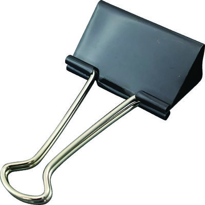 サンケーキコム サンケー ダブルクリップ超特大 (10個入) DB-00-BK 1セット(40個:10個×4箱) 409-1671（直送品）