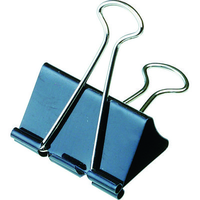 サンケーキコム サンケー ダブルクリップ 特大 (10個入) DB-0-BK 1セット(50個:10個×5箱) 409-1680（直送品）