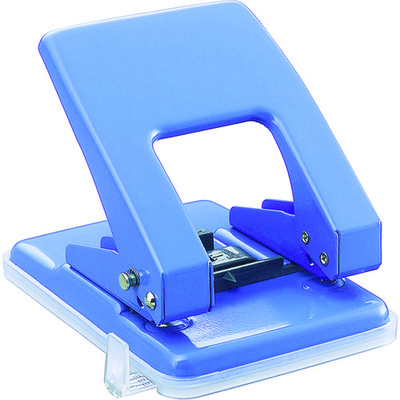 ナカバヤシ 2穴パンチ マットブルー PN-401-MB 1セット(2個) 398-6471（直送品）