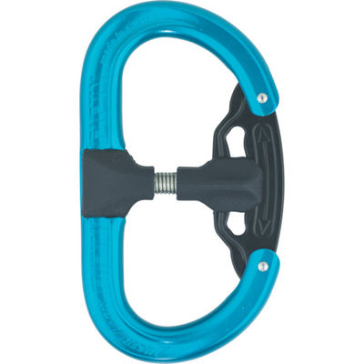 AUSTRIALPIN ALPIN カラビナ 50ー50 オートロック 線径13.5 青 KX55B 1個 766-9721（直送品）