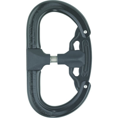 AUSTRIALPIN ALPIN カラビナ 50ー50 オートロック 線径13.5 黒 KX55Z 1個 766-9747（直送品）